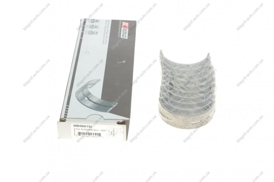 Вкладыши коренные комплект KING AUDI/SEAT/SKODA/VW 1,8 20V King MB5661SI (фото 1)