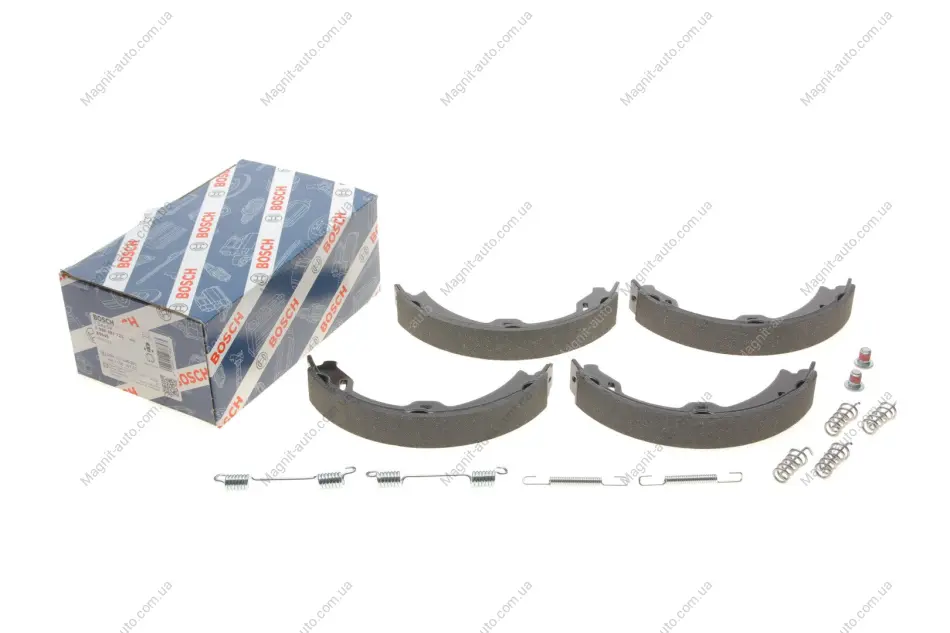 Гальмівні колодки барабанні (ручник) MERCEDES W221 "05>> BOSCH 0986487725 (фото 1)