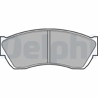 Тормозные колодки дисковые SUBARU/SUZUKI Justy/Alto "93>> Delphi LP676