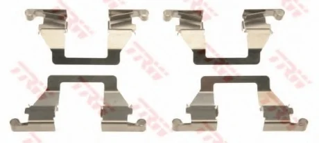 Монтажний комплект гальмівних колодок VW T5 "R "03-"09 TRW PFK637