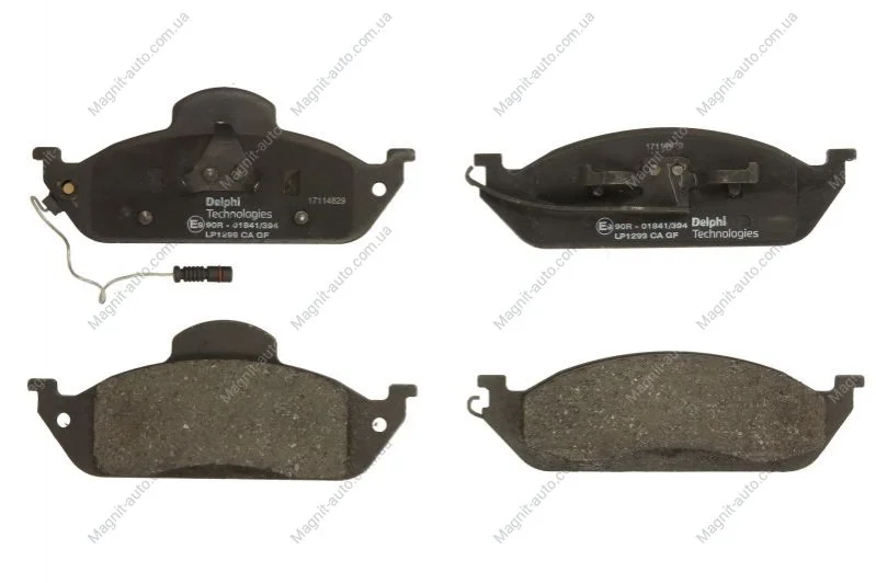Тормозные колодки дисковые MERCEDES ML(W163) "F "98-05 Delphi LP1299 (фото 1)