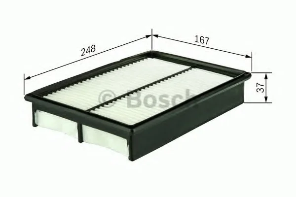 Фільтр повітряний вставка HYUNDAI Accent \'\'1.5CRDI BOSCH F026400062 (фото 1)