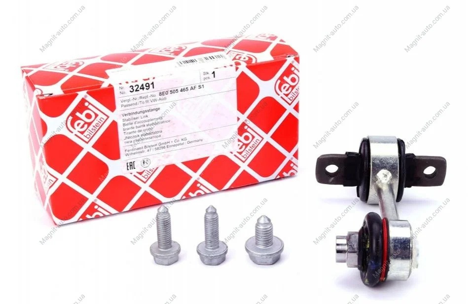 Тяга стабилизатора AUDI/SEAT A4/RS4/S4/Exeo "R "00>> FEBI BILSTEIN 32491 (фото 1)