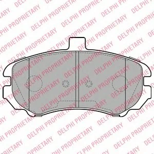 Гальмівні колодки дискові HYUNDAI Elantra "F "03-05 Delphi LP2150 (фото 1)