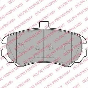 Гальмівні колодки дискові HYUNDAI Elantra "F "03-05 Delphi LP2150
