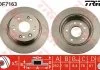Диск тормозной (1 шт.).) HONDA FRV/Stream "R "04-"09 TRW DF7163 (фото 1)