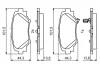 Тормозные колодки дисковые MAZDA 3/Axela/CX-3 \'\'R BOSCH 0986494803 (фото 7)