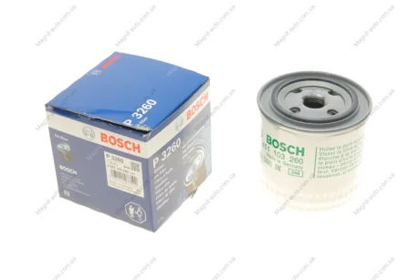 Масляный фильтр 3260 VOLVO 440K,440L,V40 1,9 94-03 BOSCH 0451103260