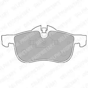 Тормозные колодки дисковые MG/ROVER MG6/75 "F "99>> Delphi LP1521