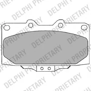 Гальмівні колодки дискові SUBARU Impreza "F "00-07 Delphi LP2044
