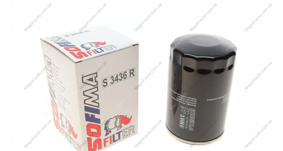 Фильтр масляный AUDI/VW/SEAT/SKODA "1,6-1,8 "04-13 SOFIMA S3436R (фото 1)