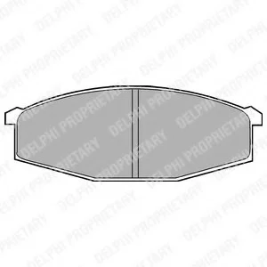 Тормозные колодки дисковые NISSAN Patrol "F "82-97 Delphi LP373