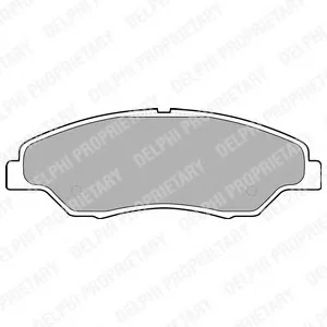Тормозные колодки дисковые KIA Sportage "F "99-04 Delphi LP1634 (фото 1)