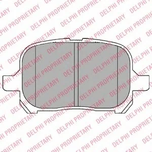 Гальмівні колодки дискові TOYOTA Camry "F "96-01 Delphi LP1144