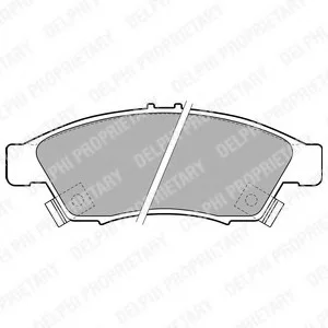 Тормозные колодки дисковые SUZUKI Liana "F "01>> Delphi LP1739 (фото 1)