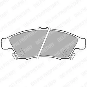 Тормозные колодки дисковые SUZUKI Liana "F "01>> Delphi LP1739