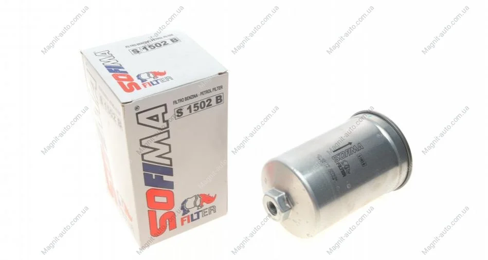 Фільтр паливний AUDI/VOLVO/FORD "2,0-2,5 "86-98 SOFIMA S1502B (фото 1)