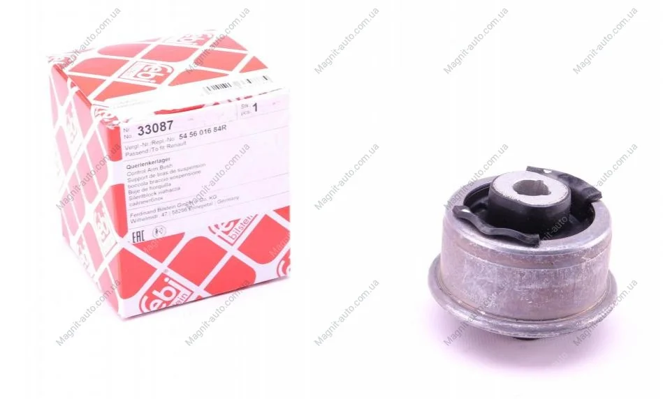 Сайлентблок важеля RENAULT MEGANE CC, III, SCENIC III-IV 08-перед. міст (Вир-во FEBI) FEBI BILSTEIN 33087 (фото 1)