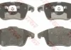 Тормозные колодки дисковые CITROEN C4 "F "07>> TRW GDB1691 (фото 2)
