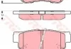 Комплект тормозных колодок задн., HYUNDAI GETZ, MATRIX, SANTA FÉ I SSANGYONG KYRON 1.4-2.7D 08.00- TRW GDB3298 (фото 1)