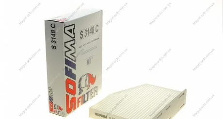 Фильтр салона VW/AUDI/SKODA "1,6-2,5 "04-15 SOFIMA S3148C