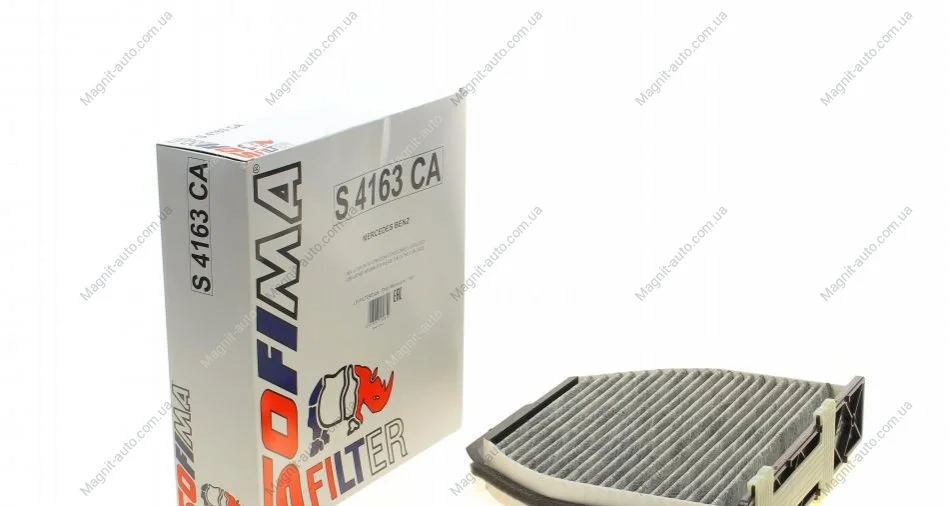 Фильтр салона VW/SEAT/SKODA "1,4-1,9 "01-09 SOFIMA S4163CA (фото 1)