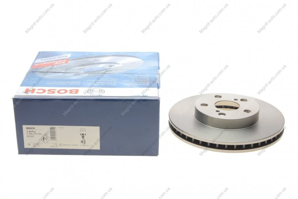 Гальмівний диск TOYOTA Carina E, Celica F BOSCH 0986478584 (фото 1)