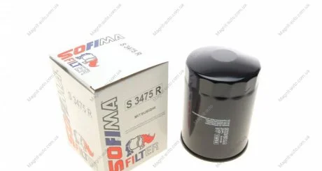 Фільтр оливний MITSUBISHI "3,0-4,0 "01>> SOFIMA S3475R