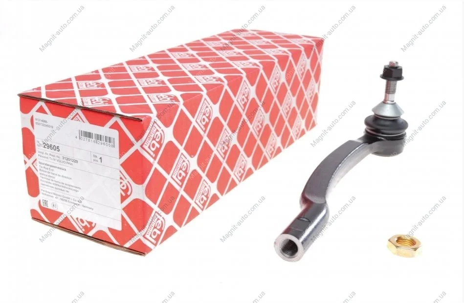 Накінечник кермової тяги VOLVO XC70,XC90 FEBI BILSTEIN 29605 (фото 1)