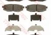 Гальмівні колодки дискові Subaru Tribeca TRW GDB3442 (фото 2)