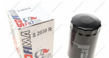 Фільтр оливний AUDI/VW "1,5-2,0 "84-94 SOFIMA S2030R
