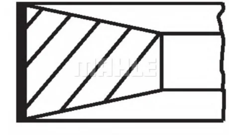 Кільця поршневі MAHLE / KNECHT 00805V0