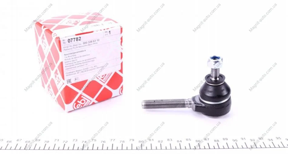 Наконечник рульової тяги Mercedes 190 FEBI BILSTEIN 07782 (фото 1)