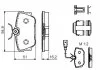 Колодки гальмівні VW T4, Sharan Rear BOSCH 0986494529 (фото 14)