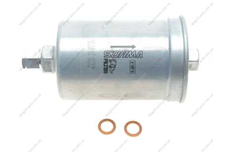 Фільтр паливний AUDI "2,0-2,2 "84-91 SOFIMA S1507B