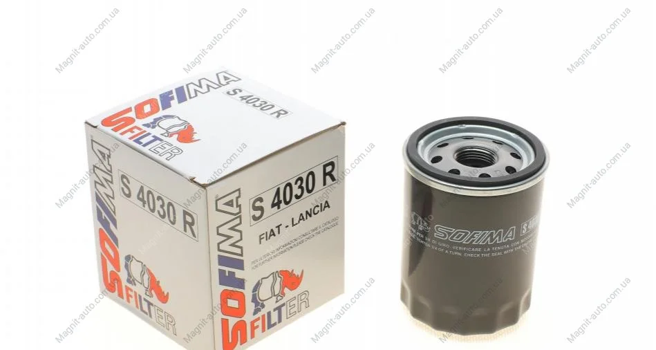 Фільтр оливний FIAT "1,3-1,4 "04>> SOFIMA S4030R (фото 1)