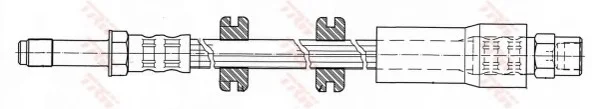 Тормозной шланг MB V-Class Vito TRW PHB446 (фото 1)