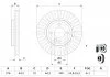 Тормозной диск MINI F "01-"06 BOSCH 0986478606 (фото 5)