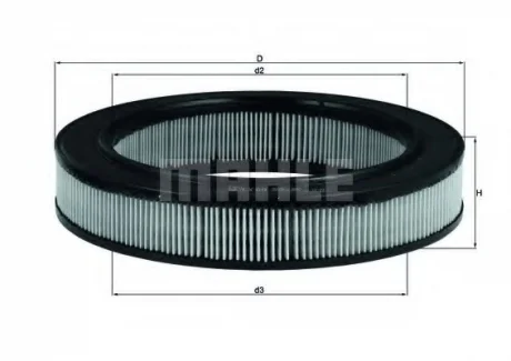 A_Фільтр повітряний Mahle Opel MAHLE / KNECHT LX69