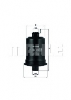 Фільтр паливний Mahle TOYOTA MAHLE / KNECHT KL560