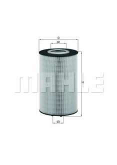A_Фільтр масляний Mahle MAN MAHLE / KNECHT OX435D