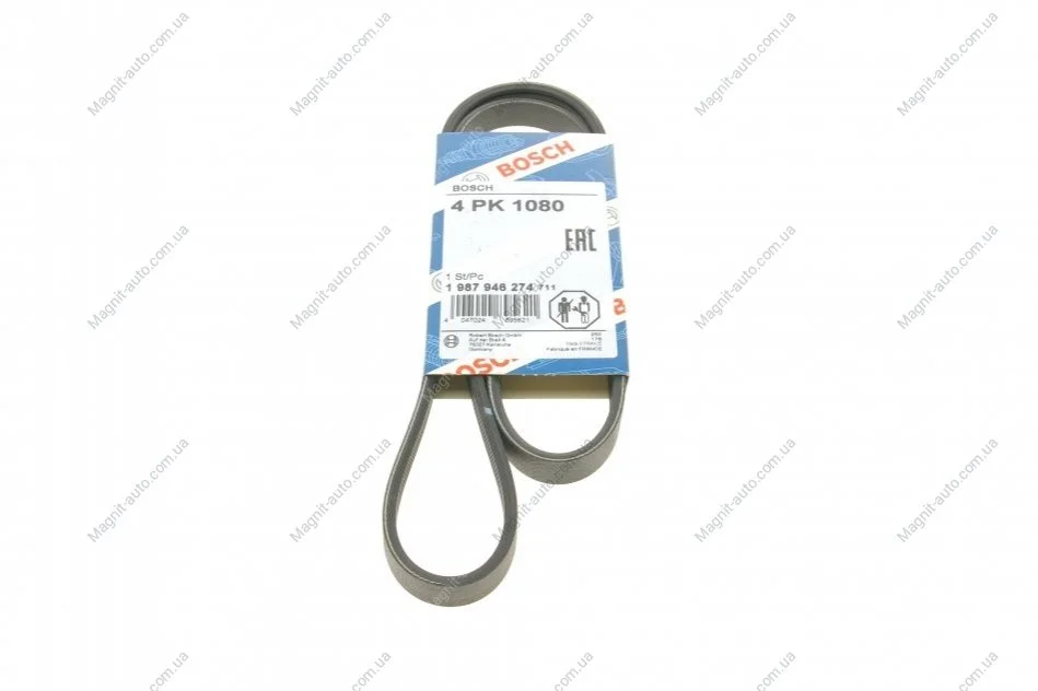 Ремень П-клиновый 4PK1080 BOSCH 1987946274 (фото 1)