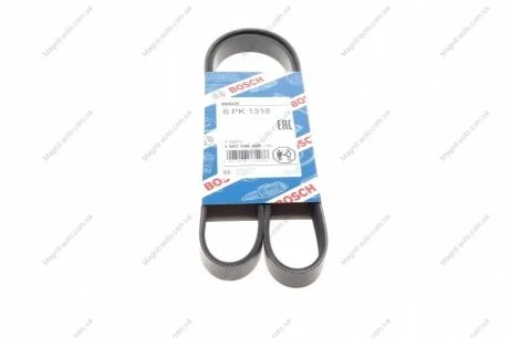 Ремень П-клиновый 6PK1318 BOSCH 1987948498