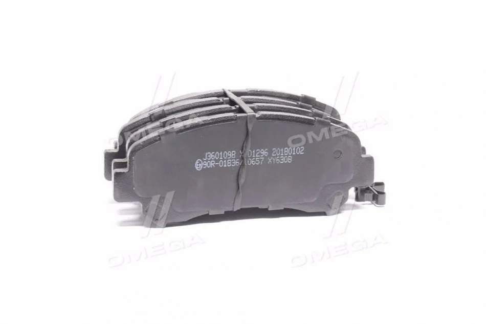 Колодки тормозные Nissan QASHQAI (J10, JJ10) 07-; X-TRAIL (T30, T31) 01- (произ-во Jakoparts) JAKOPARTS J3601098 (фото 1)