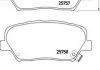 Комплект гальмівних колодок з 4 шт. дисків BREMBO P30 070 (фото 1)
