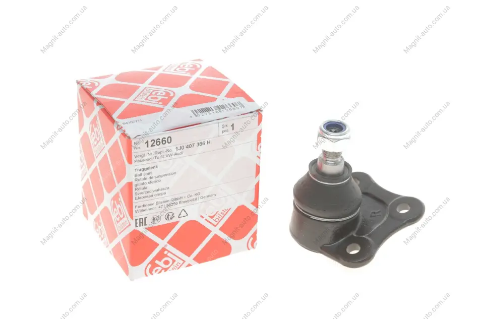 Опора шаровая SEAT передн. нижн. (без упаковки)(пр-во Febi) FEBI BILSTEIN 12660 (фото 1)
