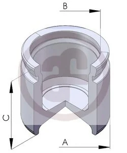 Поршень, корпус скобы тормоза SEINSA D02562 AUTOFREN D0 2562 (фото 1)