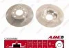 Диск тормозной передний лев/прав OPEL CORSA A, CORSA A TR, KADETT D, KADETT E, KADETT E COMBO 1.0-1.4 08.79-07.94 ABE C3X009ABE (фото 1)