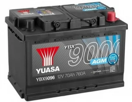 Стартерная аккумуляторная батарея YUASA YBX9096