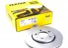 Диск гальмівний AUDI/SEAT/SKODA/VW A3/Ibiza/Leon/Toledo/Fabia/Octavia/Golf "F D=256mm "96>> TEXTAR 92082205 (фото 1)